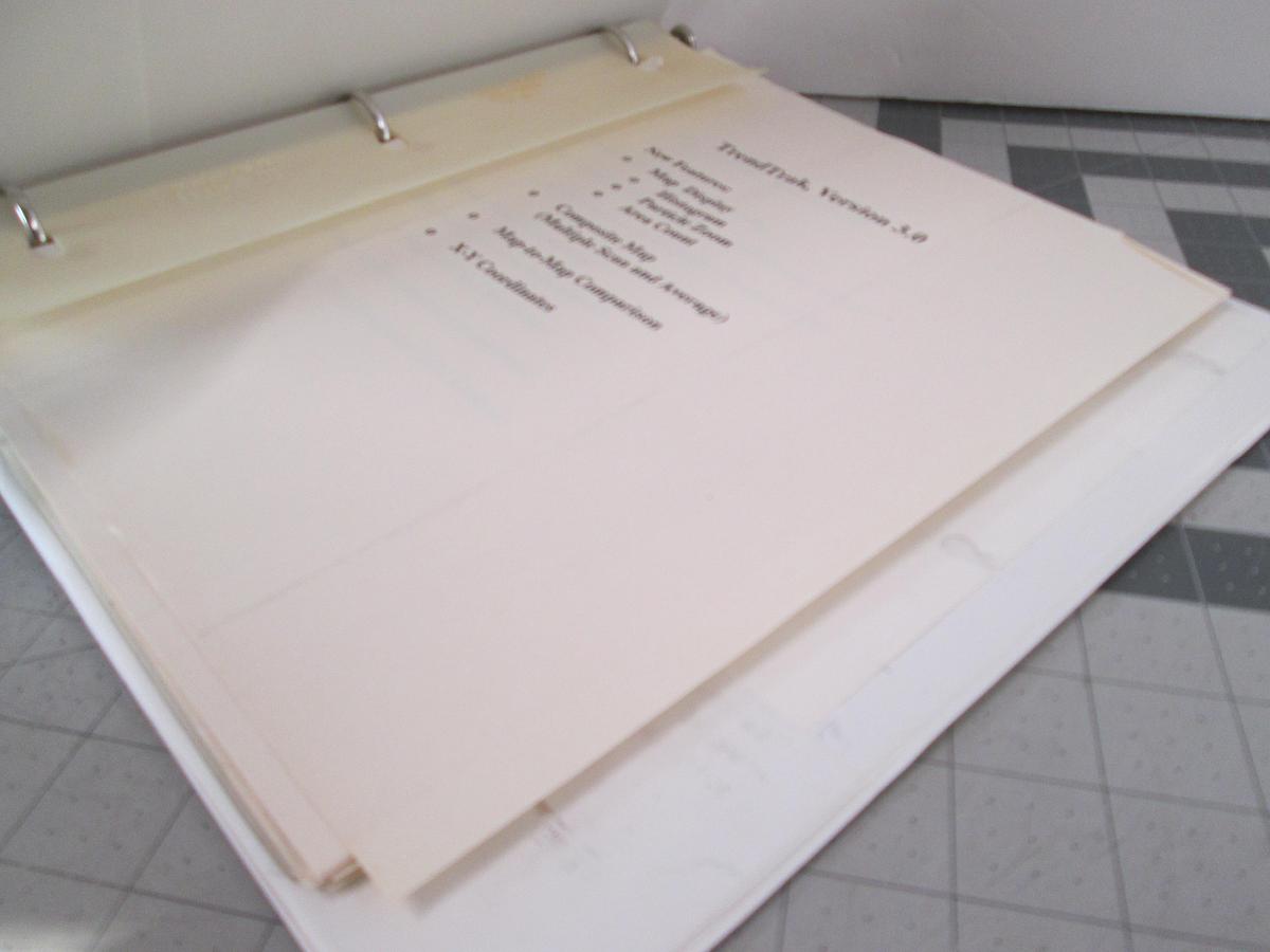 Used Tencore, TrendTrak, Verision 3.0, User's Guide, Used