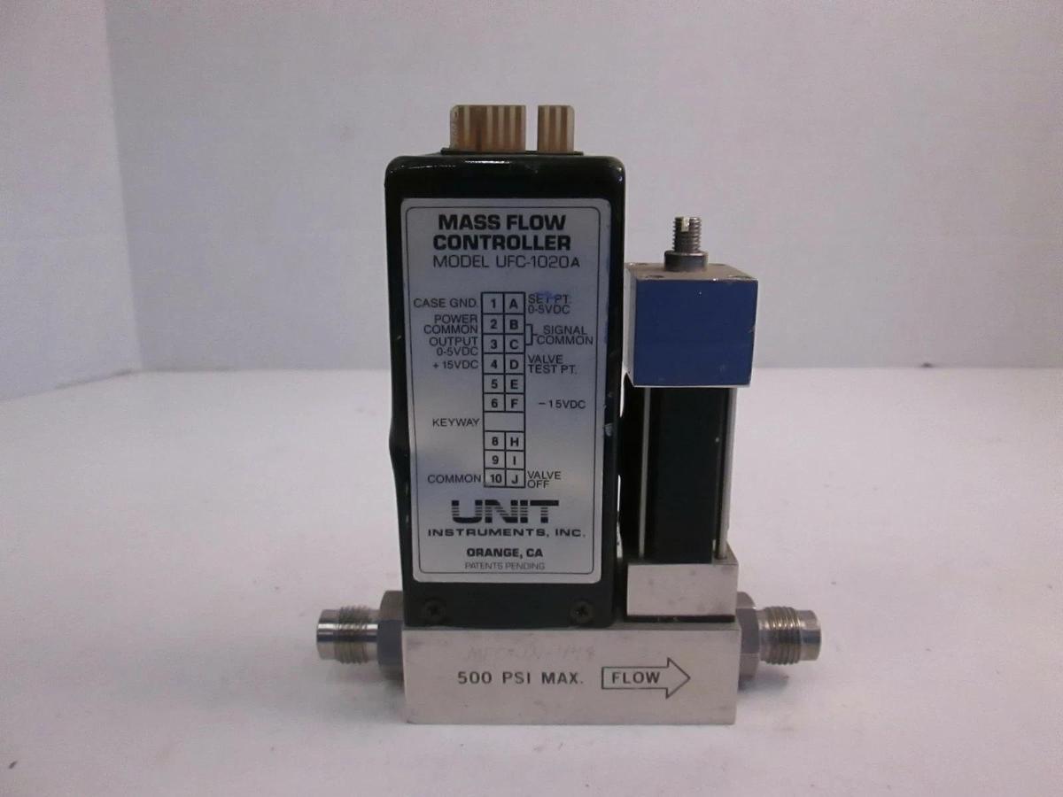 Used Unit UFC-1020A Mass Flow Controller MFC, O2, 1000 SCCM