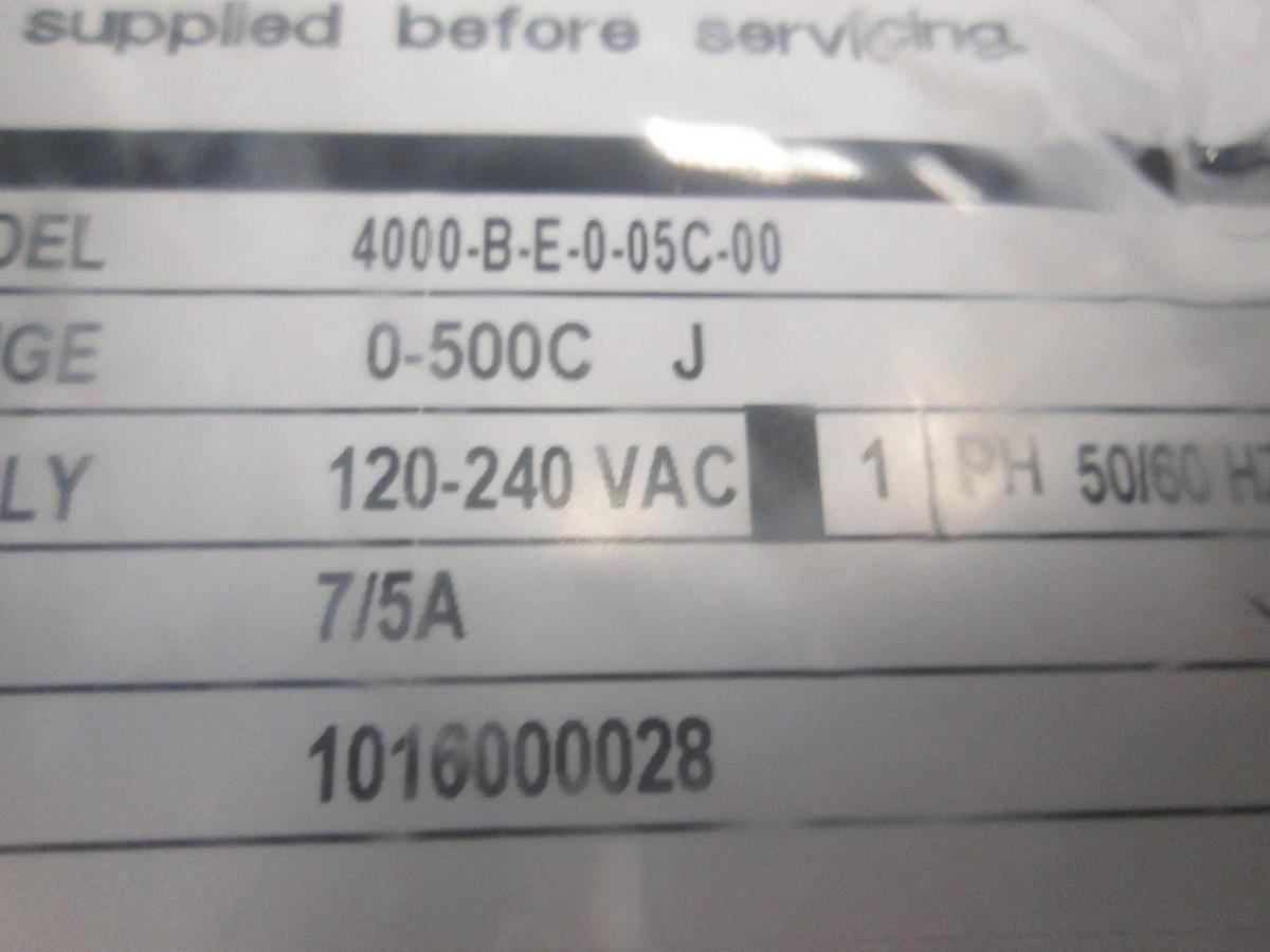 Minarik, 4000-B-E-0-05C-00, Temperature Controller, 120/240VAC, 50/60Hz, New