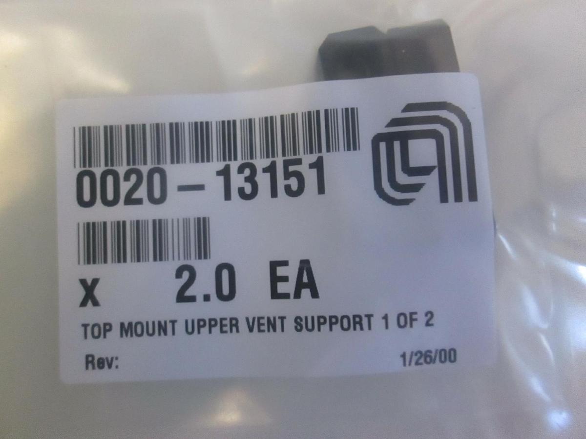 AMAT, 0020-13151, Top Mount Upper Vent Support 1 of 2, New, Lot of 2