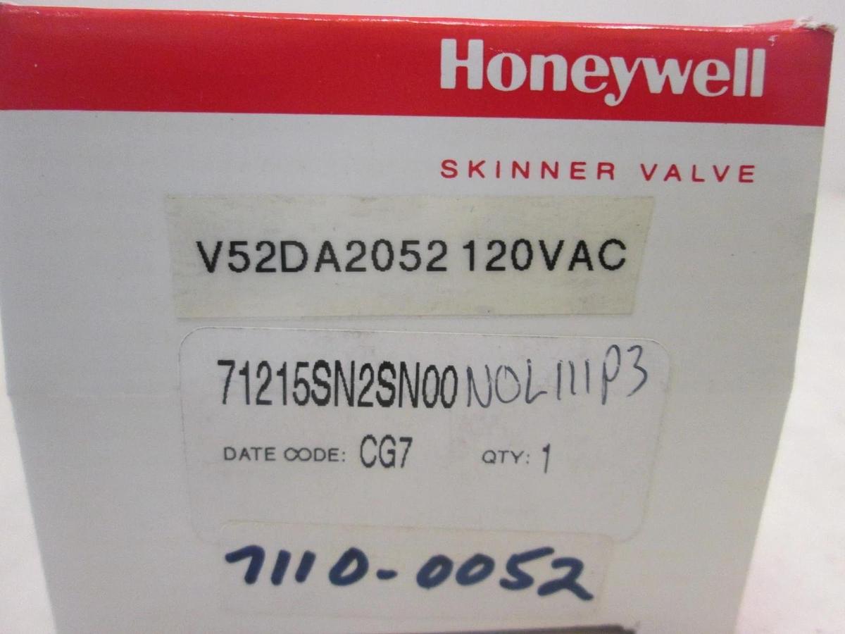 Honeywell, 71215SN2SN00, Solenoid Valve, 10W, 120/60Hz, 0-80 PSI, New