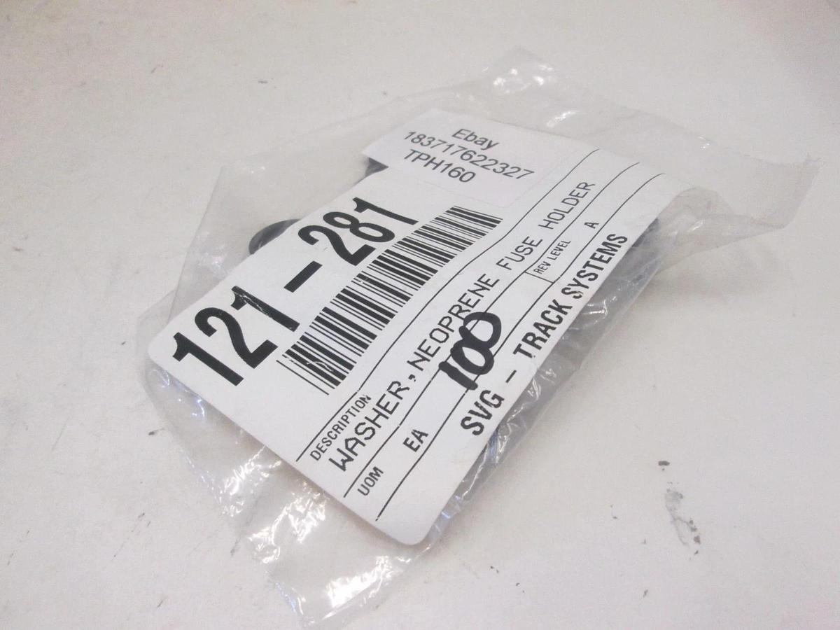 LITTELFUSE INC, H901 002, WASHER,NEOPRENE FUSE HOLDER, New, Lot of 100