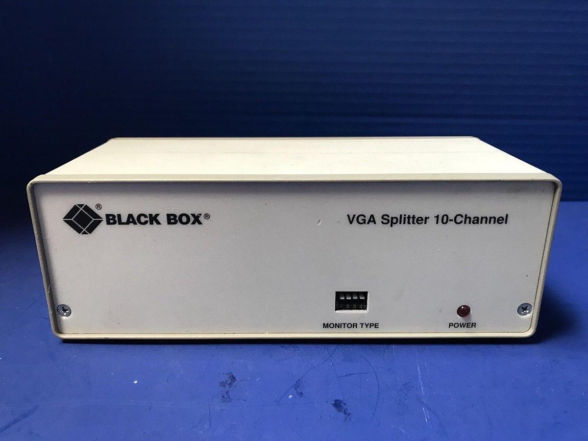Used Black Box AC160A-R2 10-Channel VGA Splitter, Used