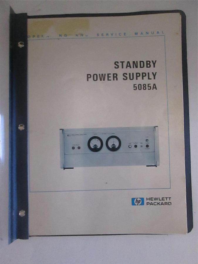 Used HP Standby Power Supply 5085A Operation and Service Manual, Used