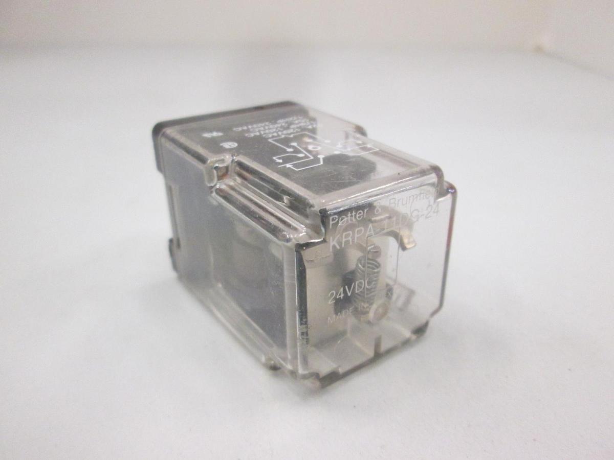 Used Potter & Brumfield, KRPA-11DG-24, 24VDC Relay, Used