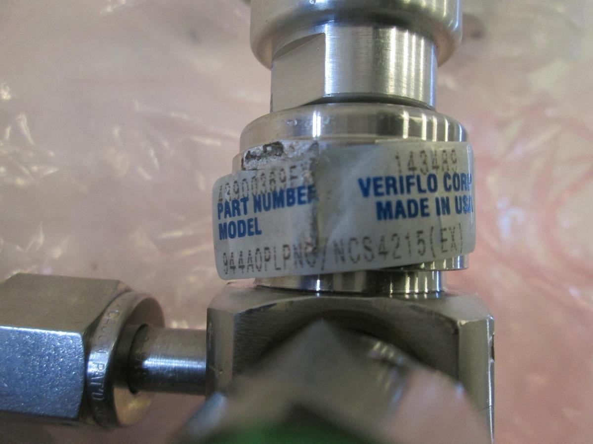 Used Veriflo, 944AOPLPNO, Double Actuator, 3 Way Valve, Used, Lot of 3