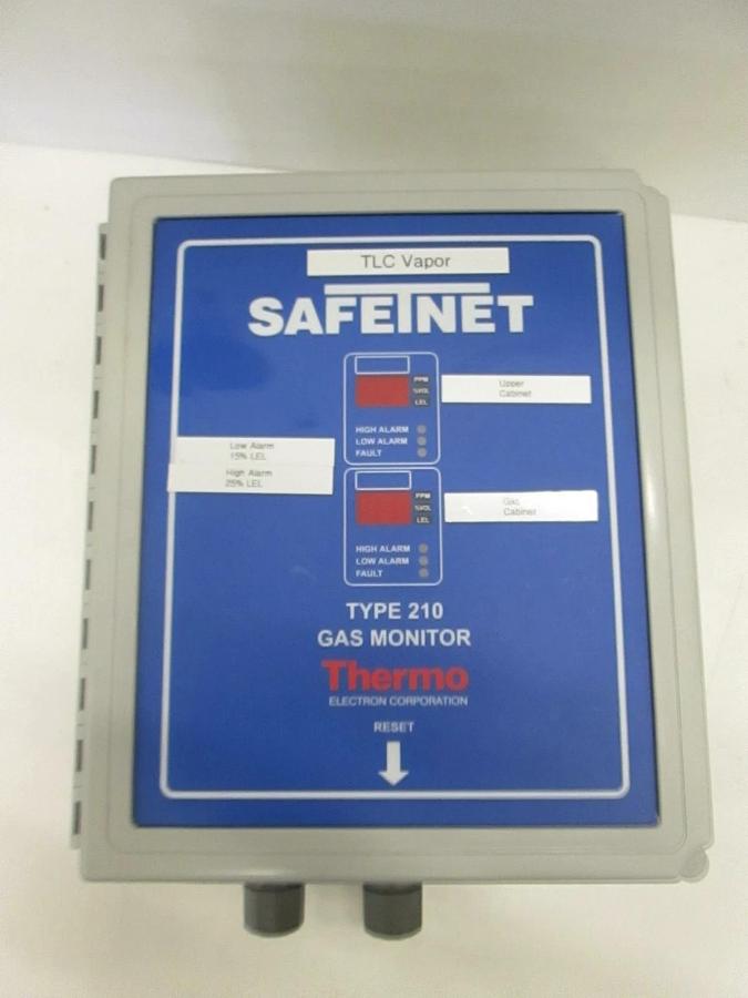 Used Thermo Gastech SafeTnet Type 210 Dual Channel Gas Monitor, Used