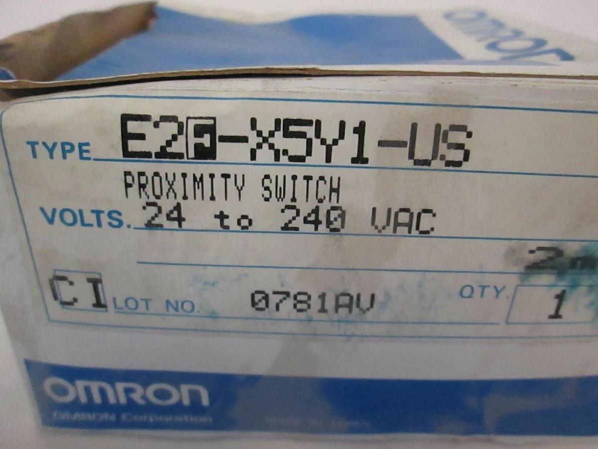 Omron, E2F-X5Y1-US, Proximity Switch, New
