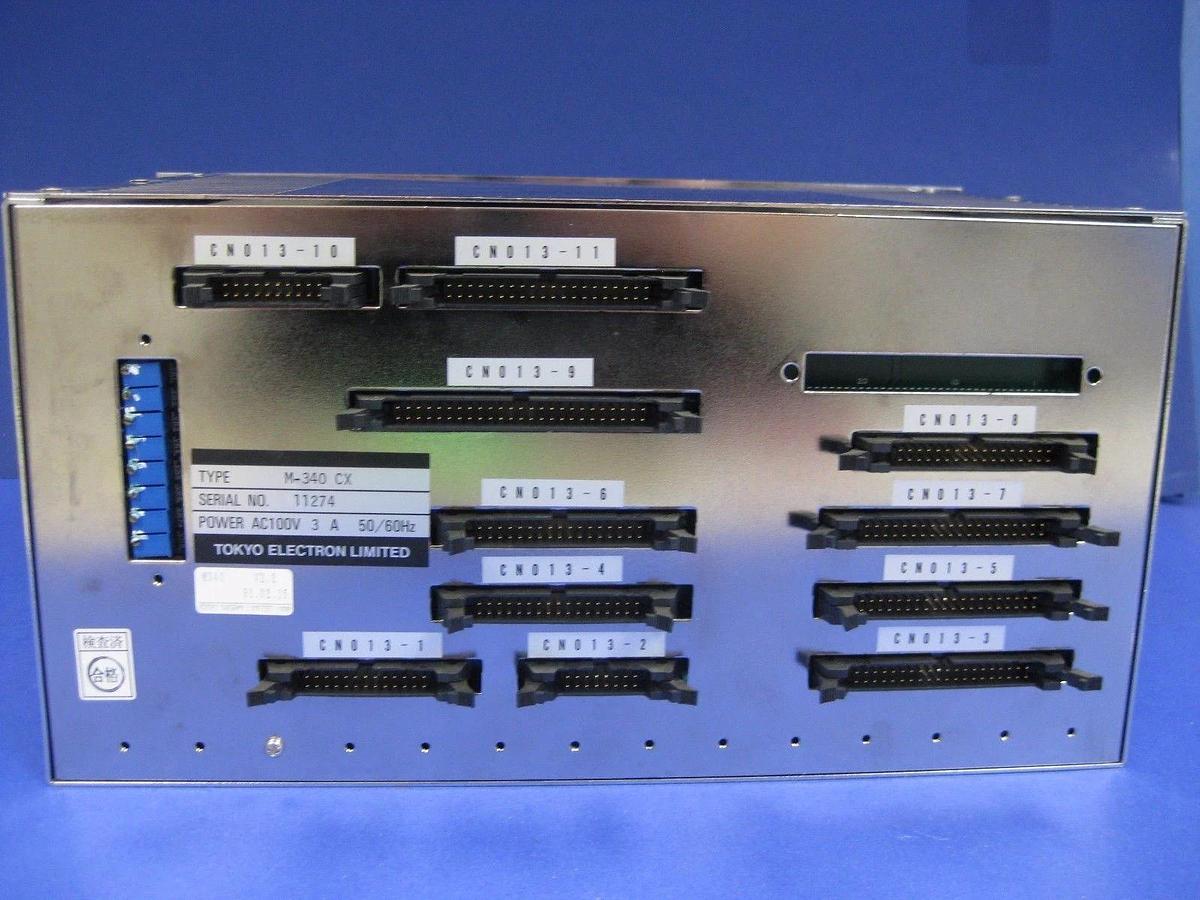 Used TEL Tokyo Electron Limited, Model M-340 CX, Gas System Ctrl Unit, Used