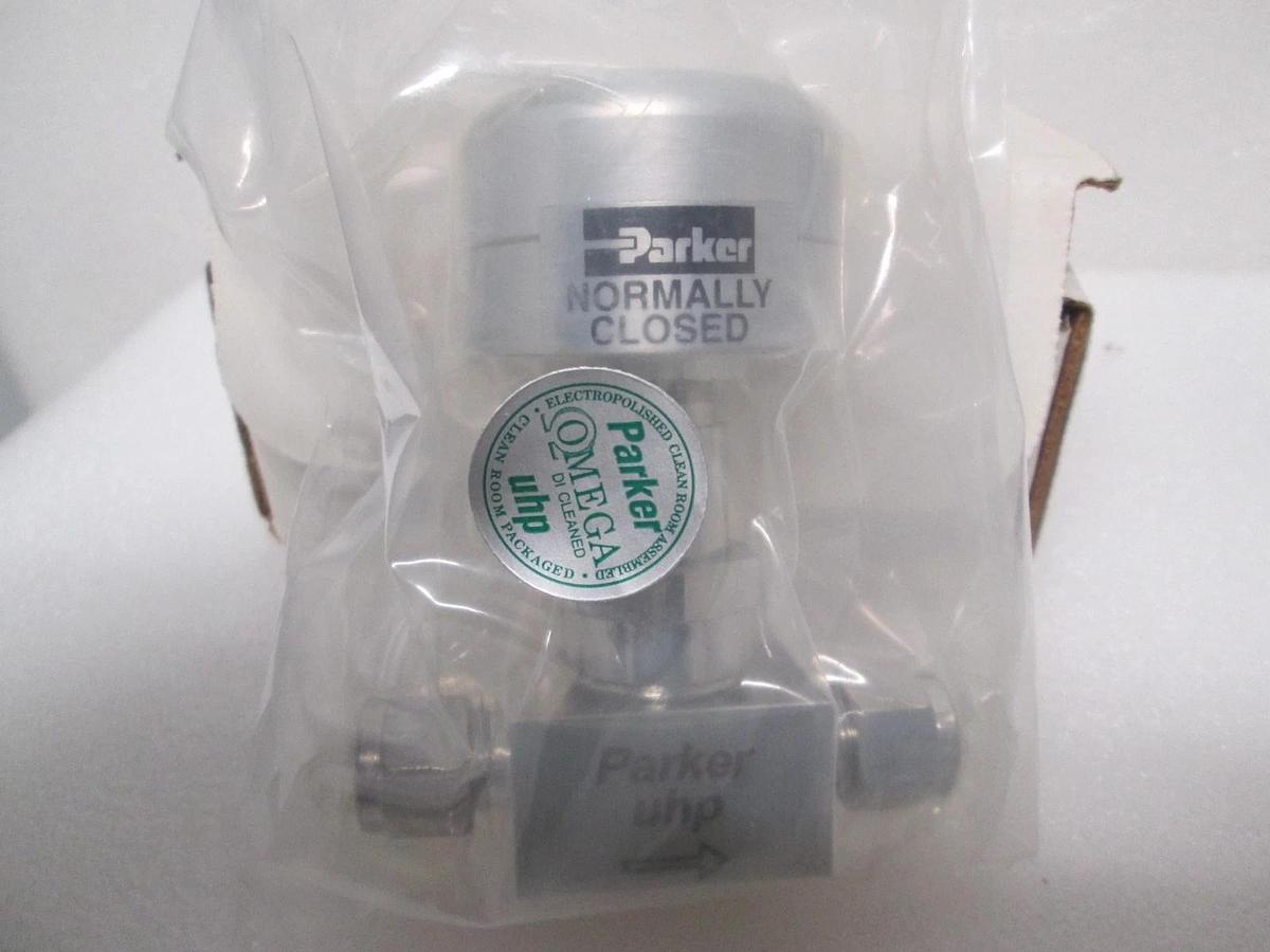 Parker, 2 Way Pneumatic Valve, 6A-P6K-11ACL-SSV,3/8C Stainless Steel Bellow, New