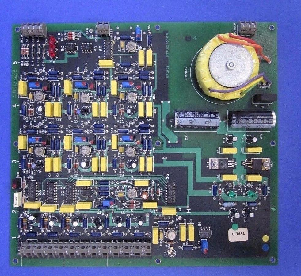 Used Semy Engineering MYP821000A 6 Input T/C Amplifier