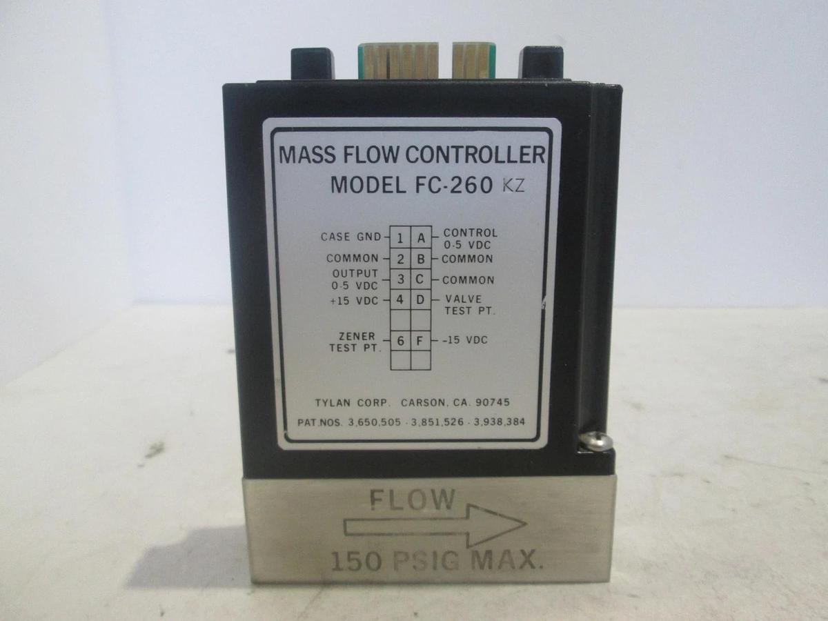 Used Tylan, FC-260KZ, Mass Flow Controller, 200 SCCM, BCL3, Used