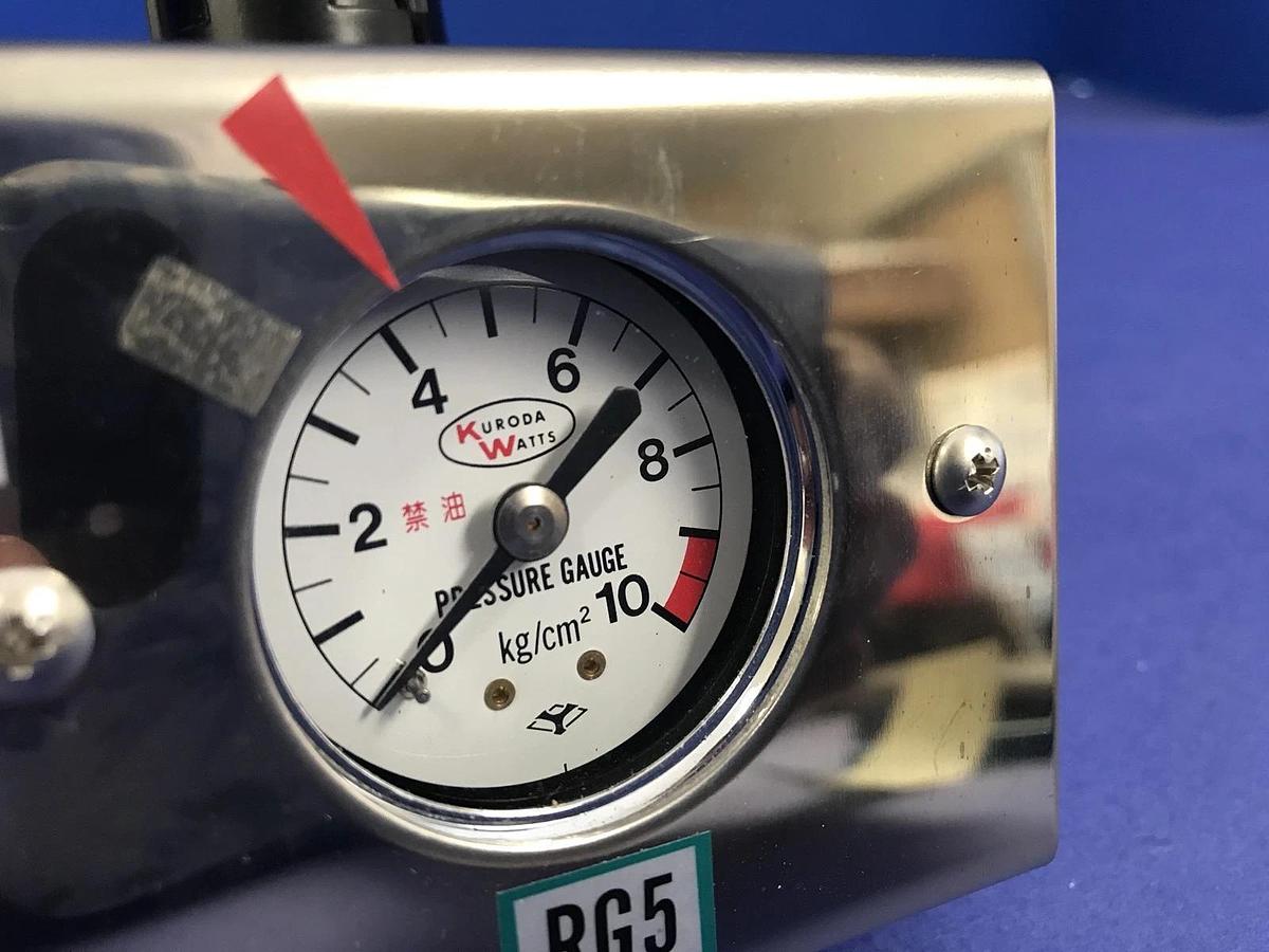 Used TEL Kuroda Regulator Assembly with 0-10 kg/cm2 Gauge