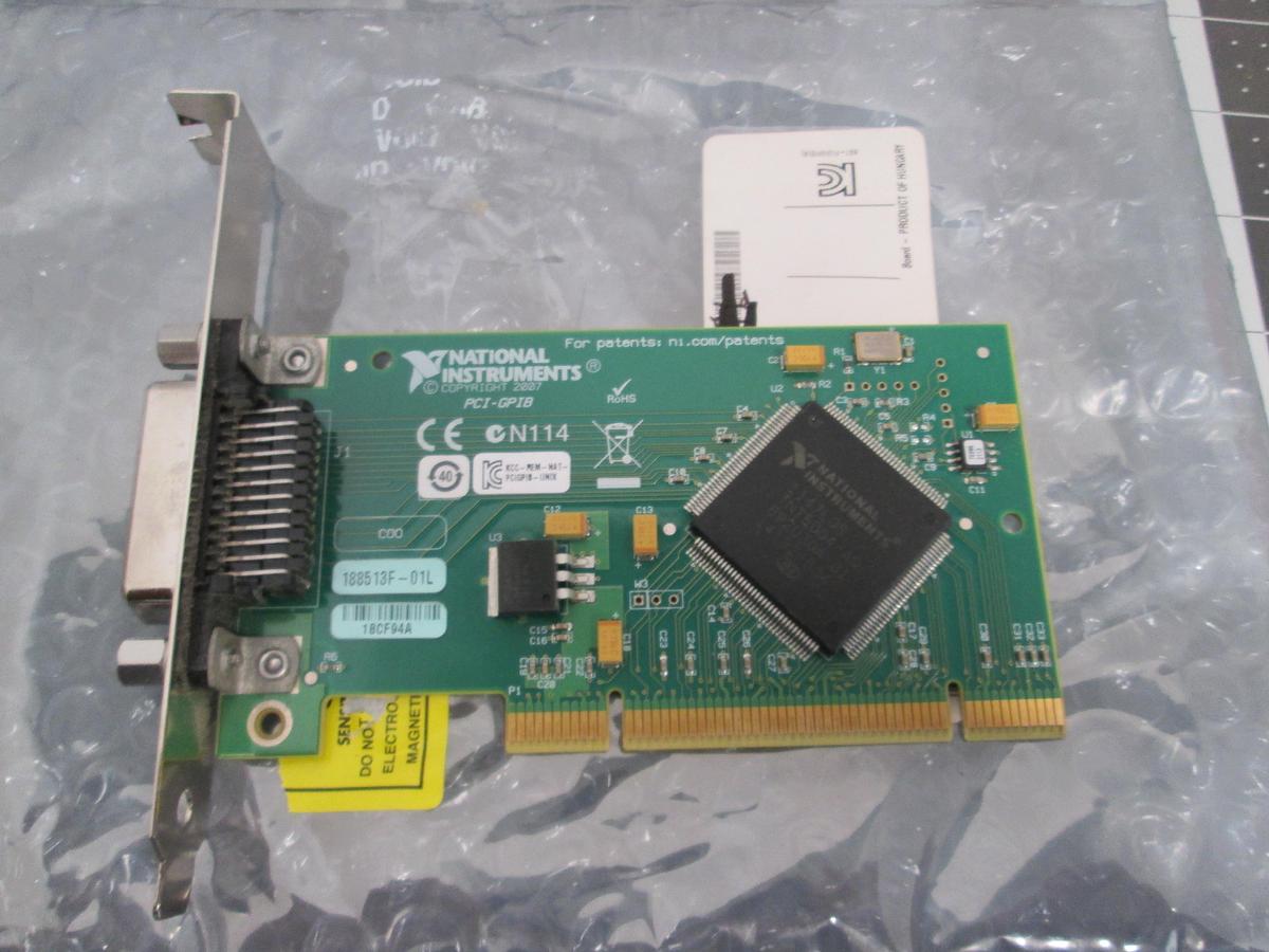 Used National Instruments PCI-GPIB IEEE 488.2 Data Acquisition Card 188513F-01L