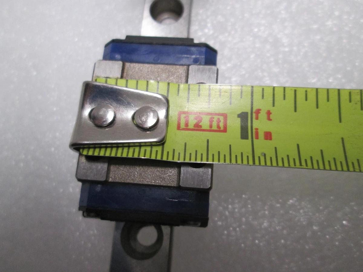 Used NSK, PUO9, Linear Bearing Guide Block w/ Guide Rail, Used