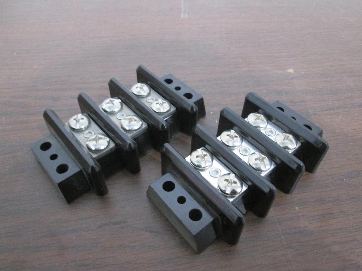 Used Kulka, 603, 3 Position, 31-103942-00, Terminal Block, Used, Lot of 2