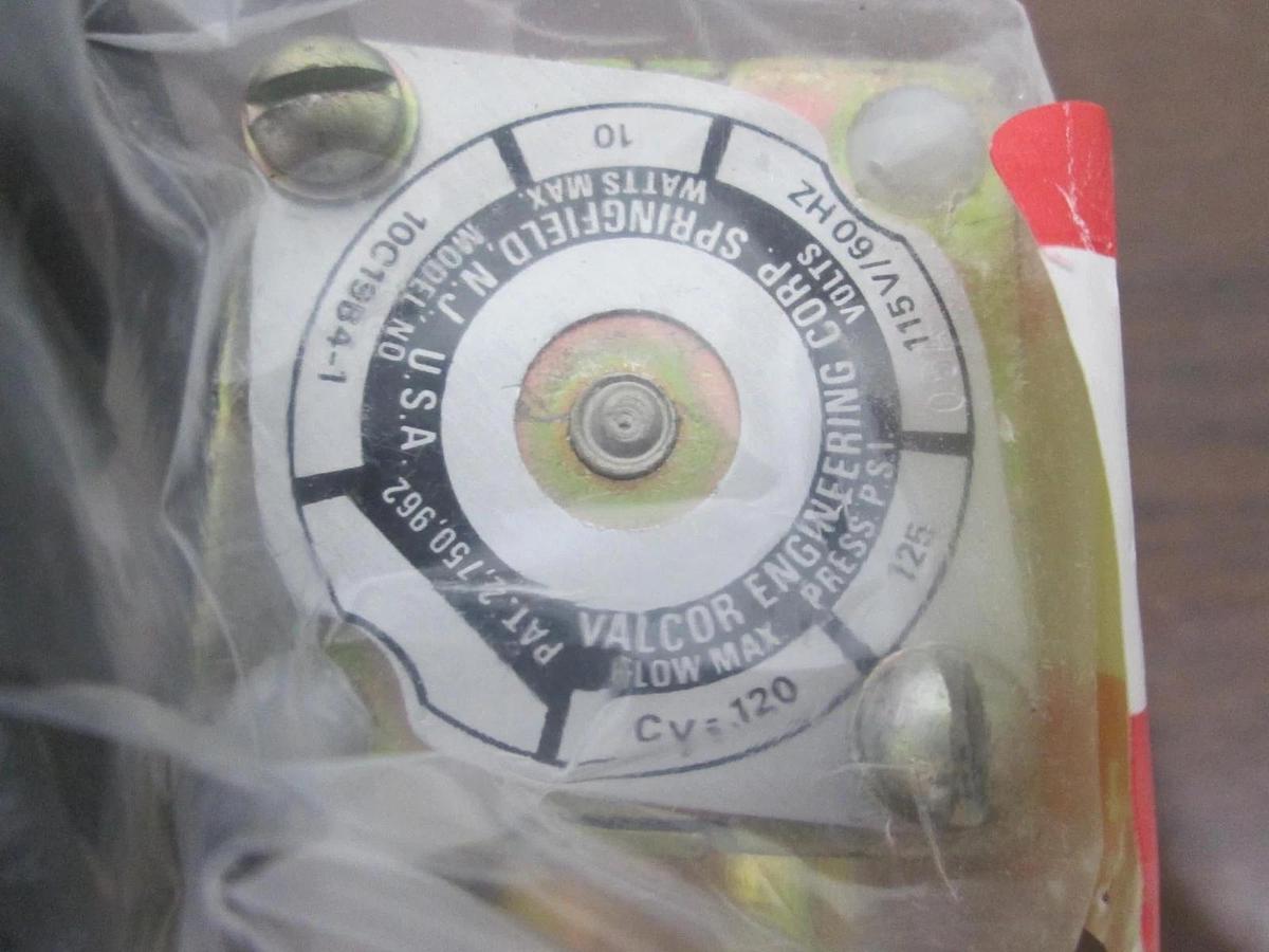 Used Valcor Engineering, 10C1984-1, Solenoid Valve, 10W, 125PIS, Used