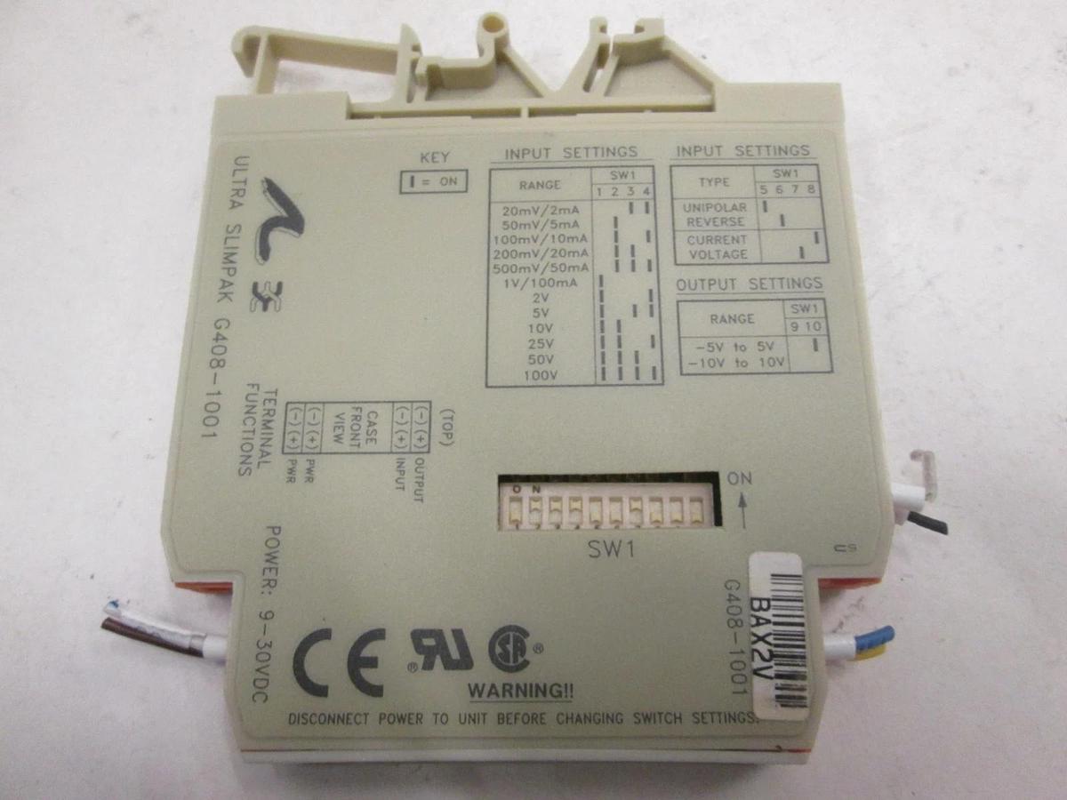 Used Action Instruments, Ultra SlimPak, G408-1001, Configurable Isolator, Used