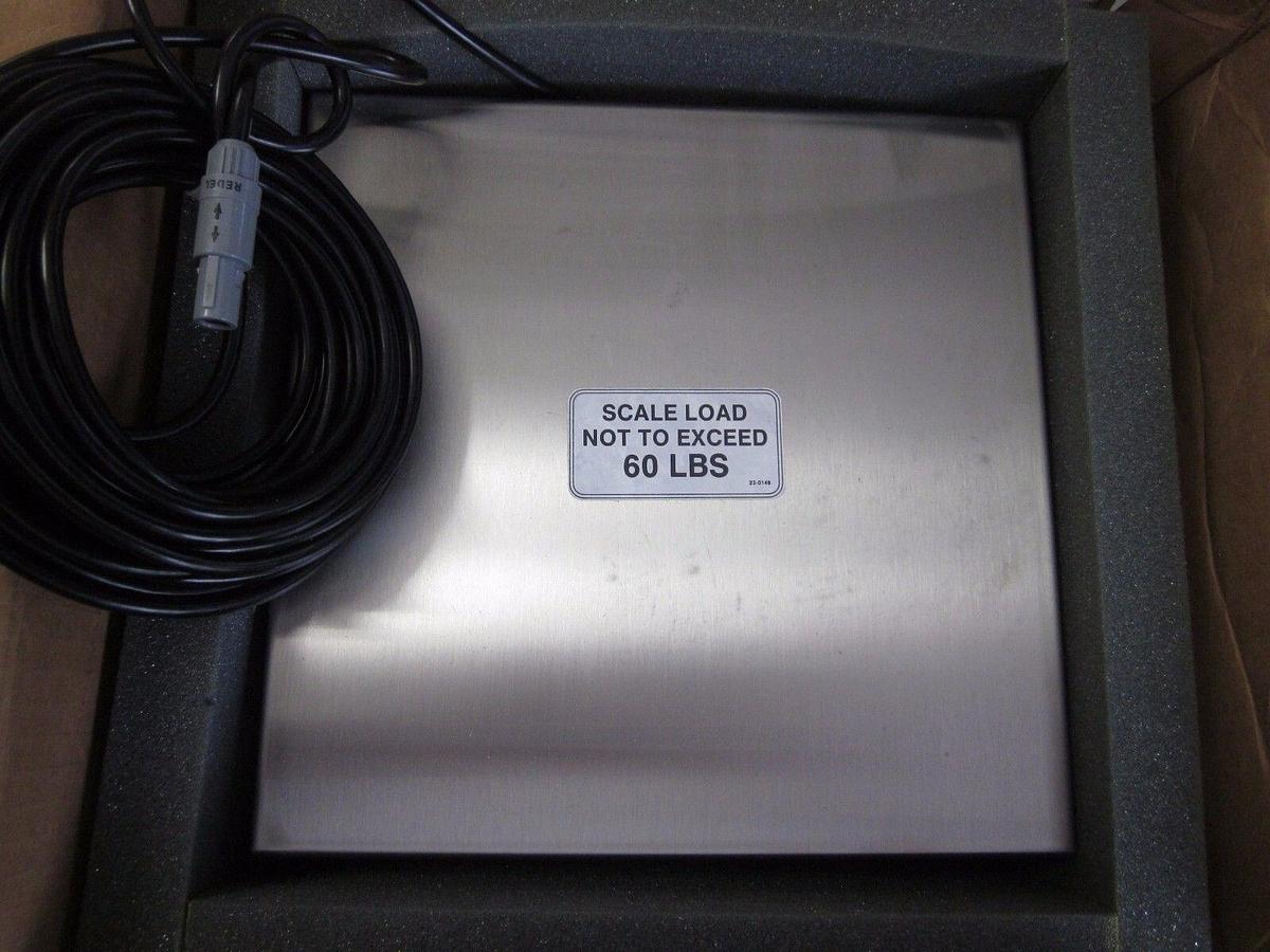 Span GCS-300 Gas Cylinder Scale, 60LBS, Stainless Steel, NIB Semi Gas