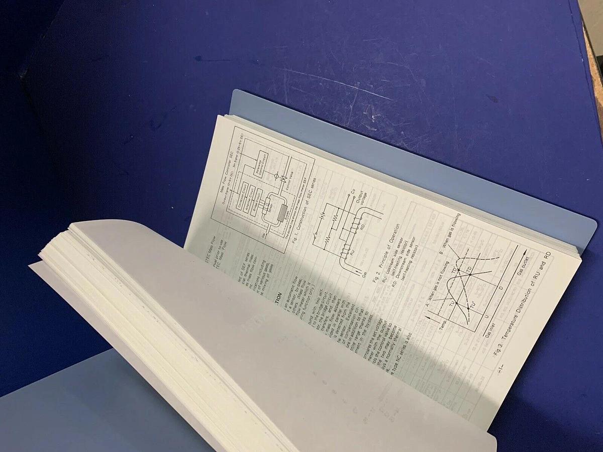 Used Tokyo Electron ALPHA-8S-E Vertical LP-CVD As-D-POLY O.E.M. Manual Volume 1, Used