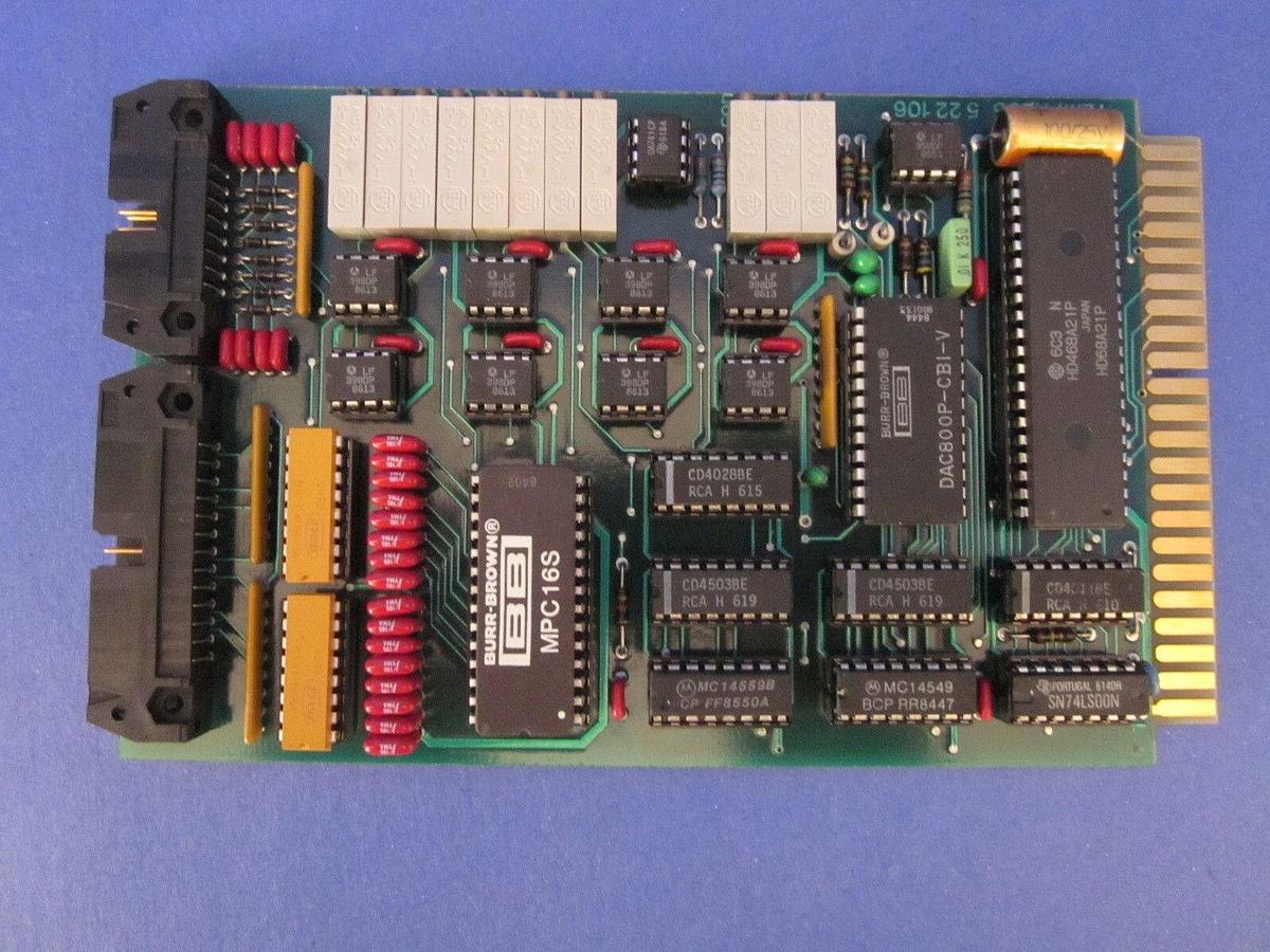 Used Tempress 5 22 106 Analog I/O Card PCB 7.01.075, Used