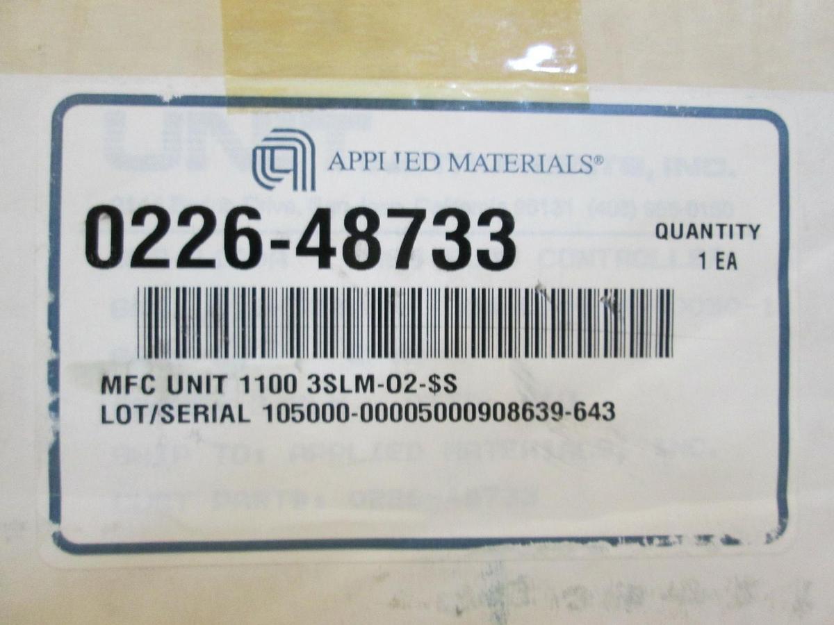 Used Unit UFC-1100A Mass Flow Controller MFC, O2, 3 SLM, 1/4" Male