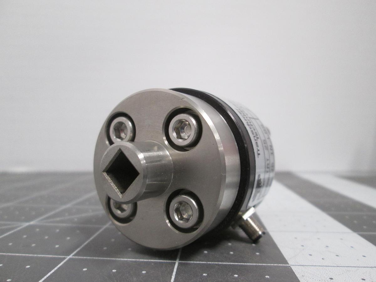 Used Transducer Techniques TRT-25 Reaction Torque Sensor Load Cell 25 In-Lbs