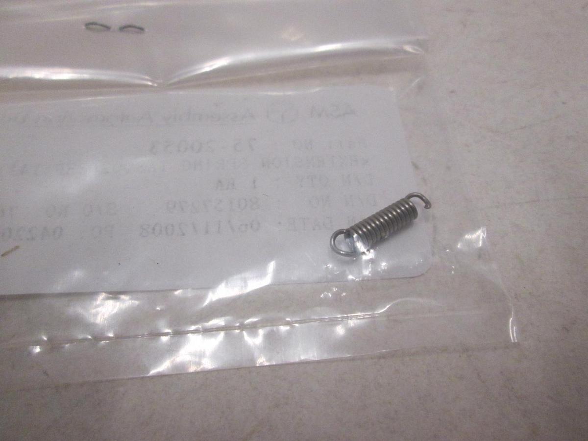 Used ASM, Extension Spring TAS002, 75-20053, New