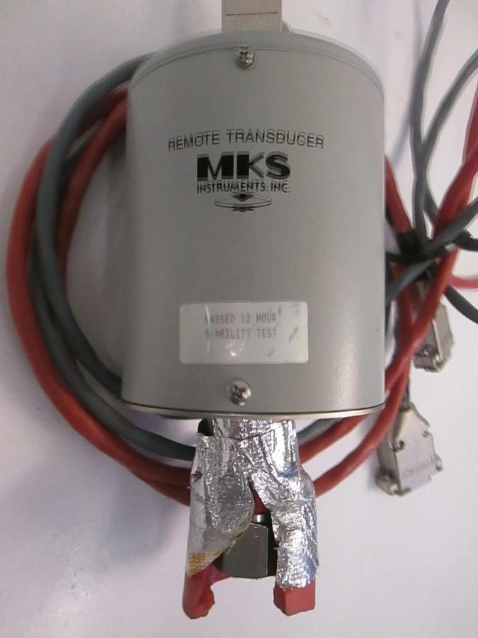 Used MKS 621C13TBFHC Remote Transducer, 1000 Pa/133.32, Used
