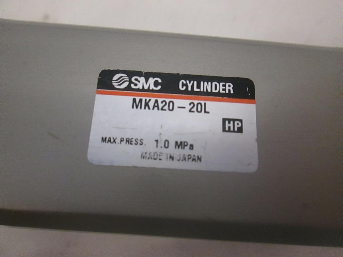 Used SMC, Pneumatic Cylinder, CDQ2B20-50D (1) and MKA20-20L (1), Used