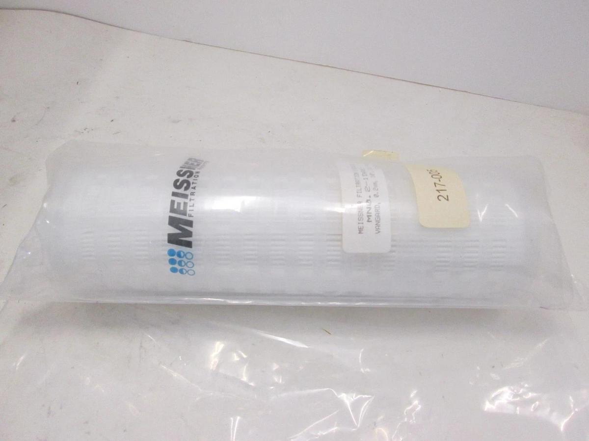 MEISSNER FILTRATION PROD, MNO.2-1DAE, FILTER,VANGARD,0.2um, 10", 213 O-RING, New