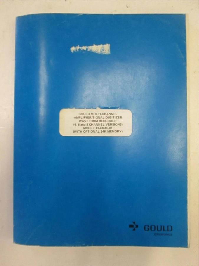 Used Gould Multi-Channel Amplifier/Signal Digitizer 13-4XX6-01, Used