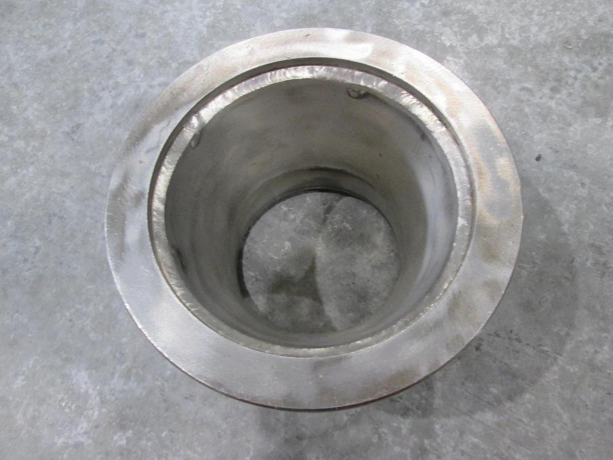 Used Stainless Steel Adapter, 3 1/2", Used