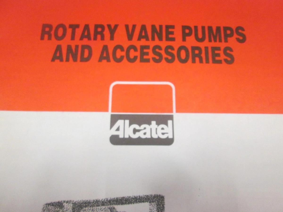 Used Alcatel, Rotary Vane Pumps and Accessories, 791106, Used