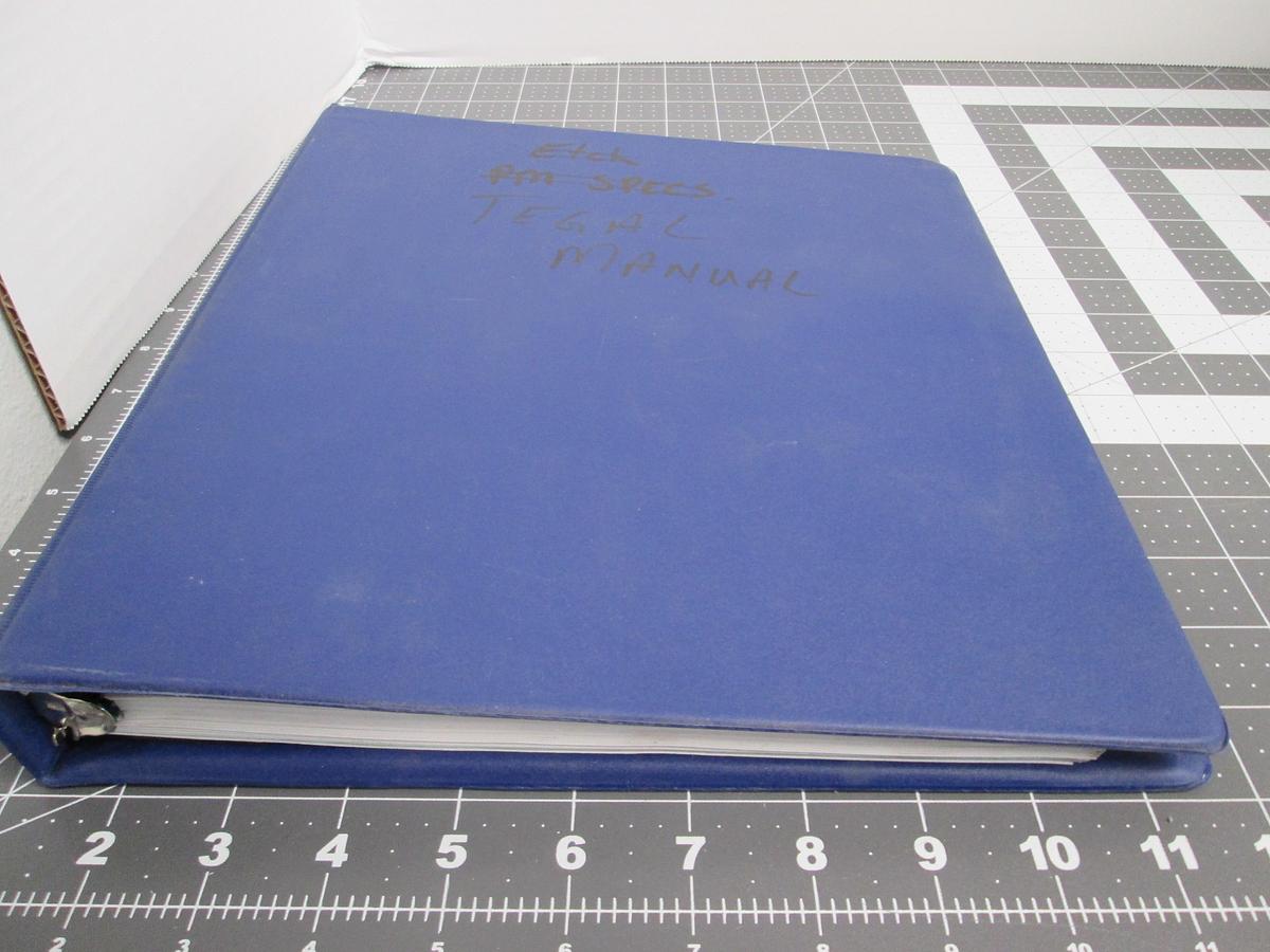 Used TEGAL, T/90Xe Etcher Training Manual 88-257-001, Semiconductor Plasma OEM