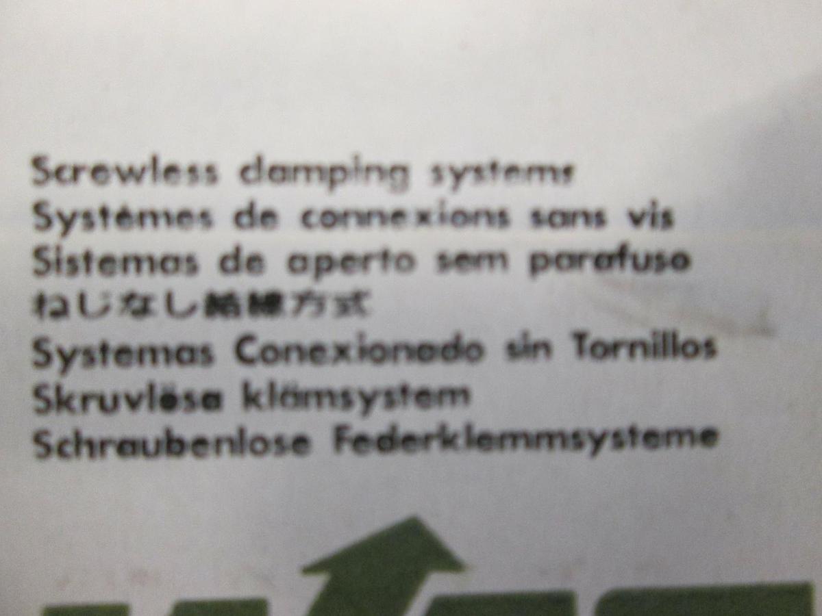 Wago, 283-604, Screwless Damping System, New, PKG is Lot of 25