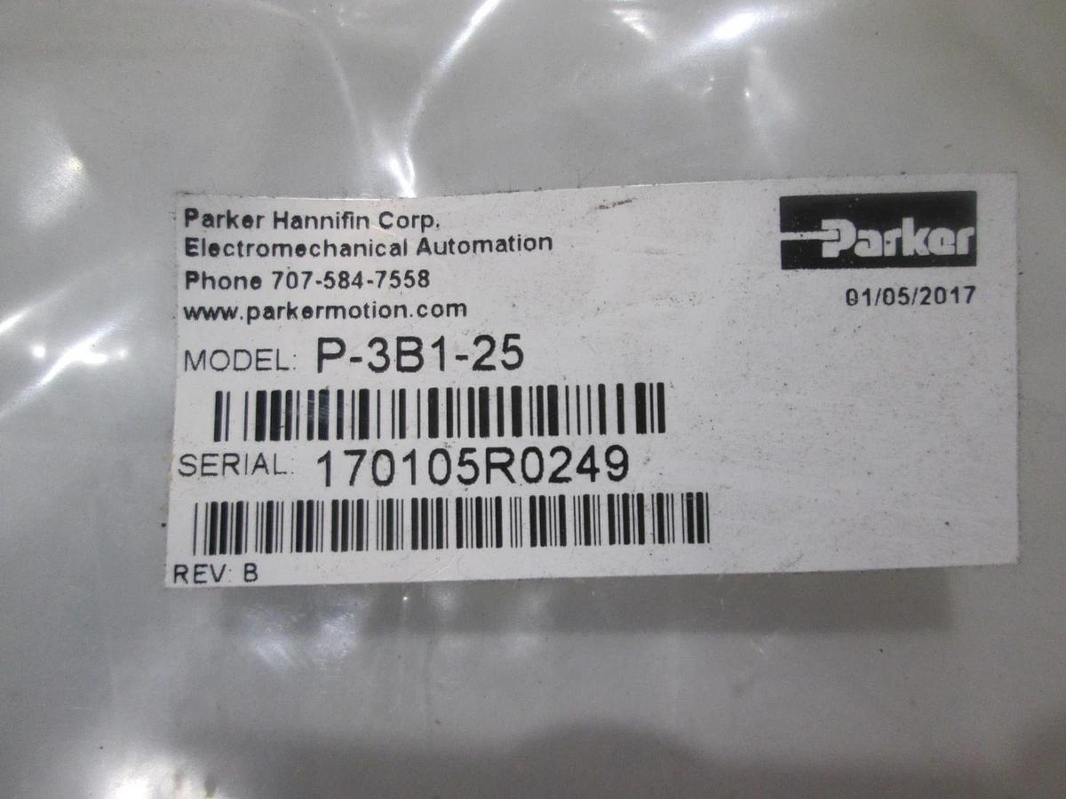 Used Parker Hannifin, P-3B1-25, Servo Cable, New