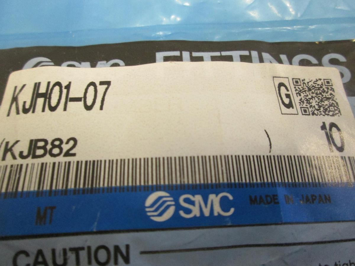 SMC, Male Connector, KJH01-07, New, Lot of 10