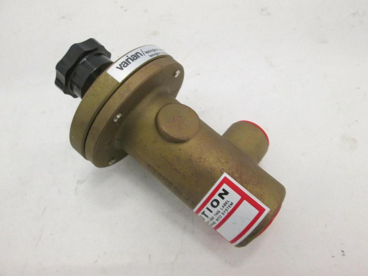 Used Varian, Hand Operated VAC Valve, 1251-3/4, Used