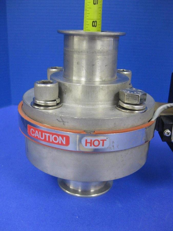 Used MKS 253B-14442 Heated Throttle Control Valve, Type 253B, 6" Flange, 2" ID, Used