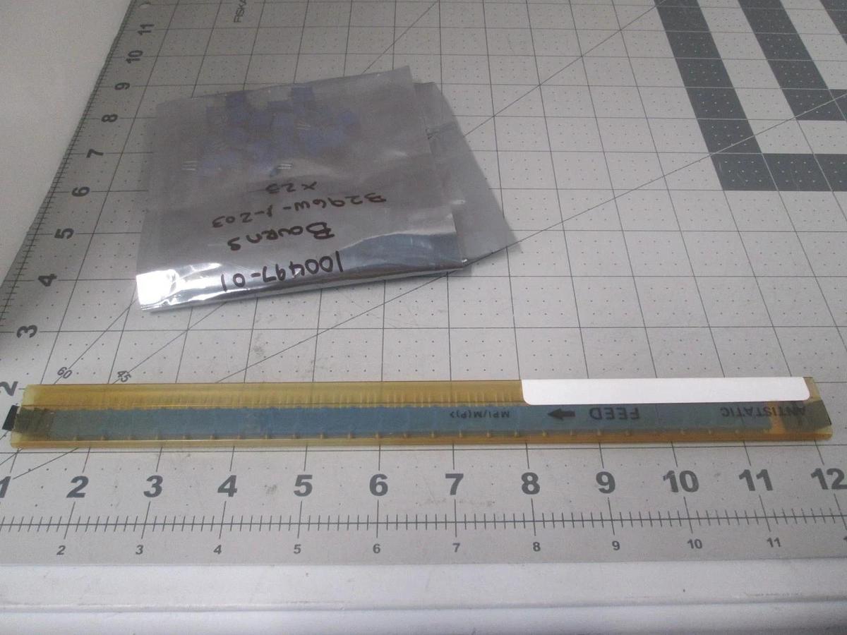 Bourns, 3296W-1-203, Trimmer Resistor, Through Hole 3/8", 20K Ohms, Sealed, New