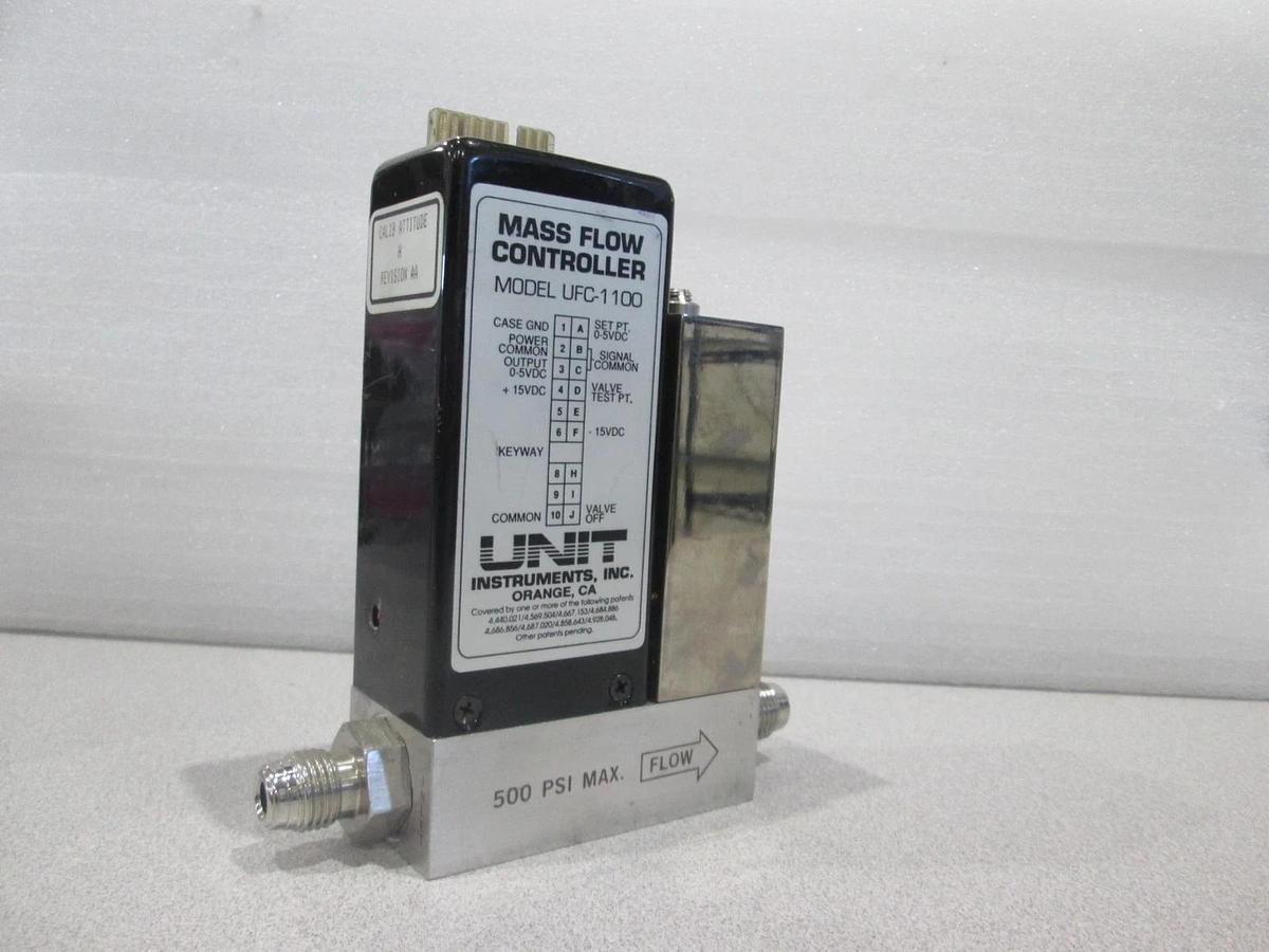 Used Unit UFC-1100 Mass Flow Controller, Gas DE100, 50 SCCM