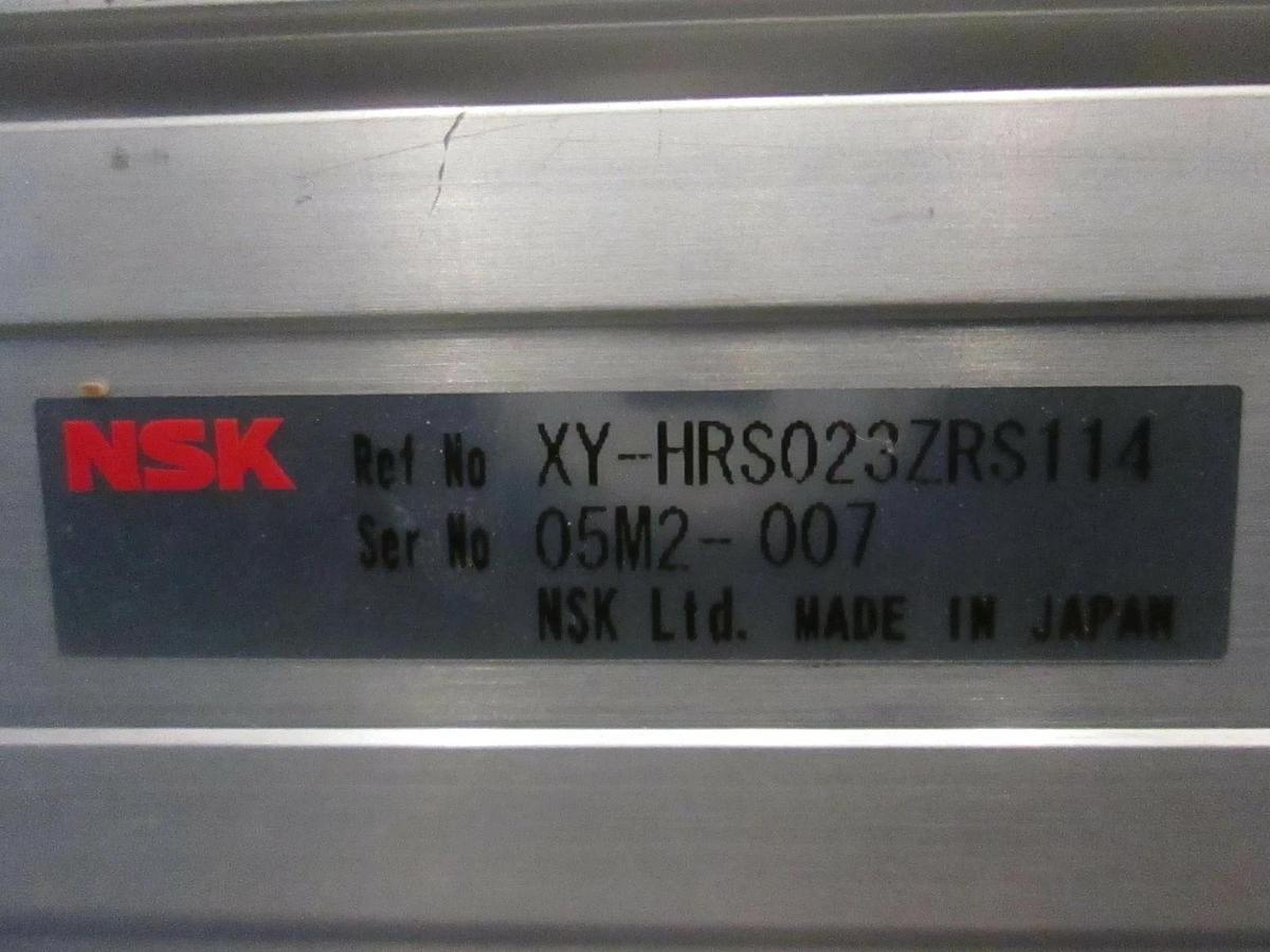 Used NSK, Motion and Control Linear Robot Module, XY-HRS023ZRS114, Used