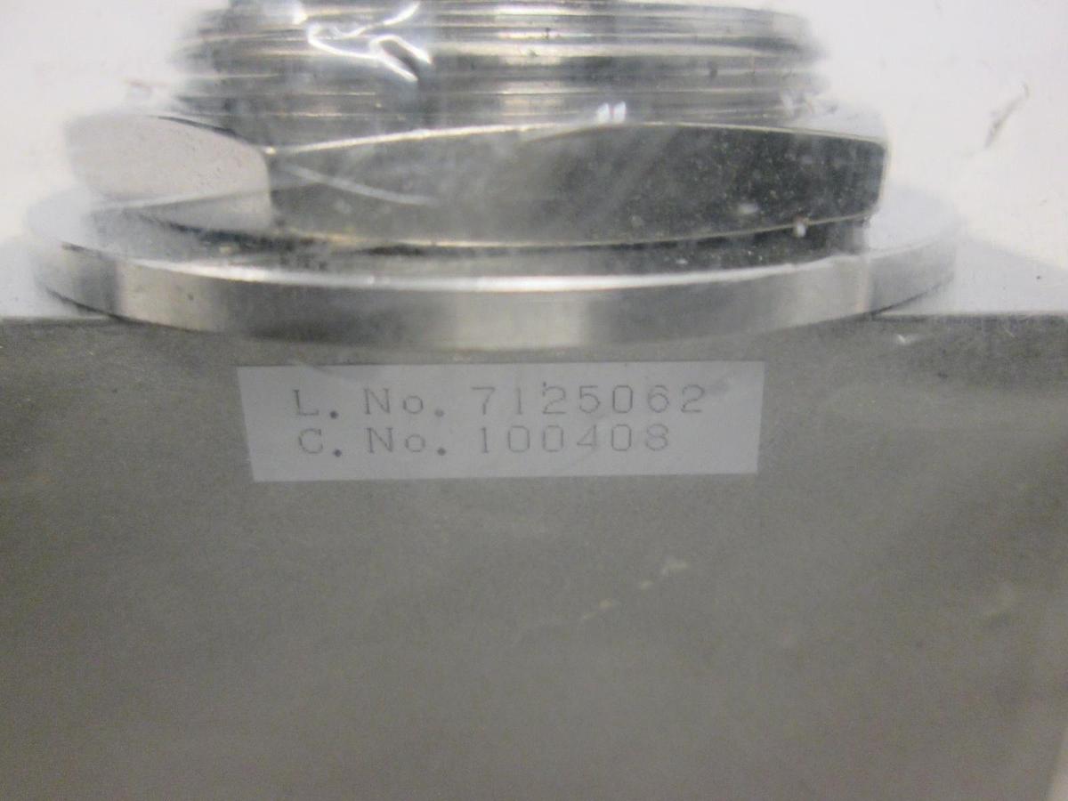 Used Fujikin, Steel Ball Valve, Catalog NO. 100408, New