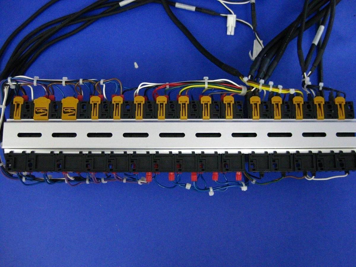Used OMRON Relay Assy w/ MY2N-D2 Relays, H3Y Timer, G3FD-102SN SS Relay, Track Mount