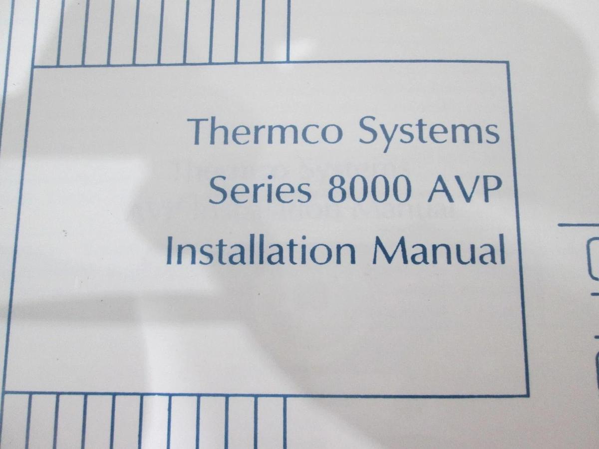 SPT Micro SVG , Series 8000 AVP, 165908-001, Rev E, Installation Manual, New
