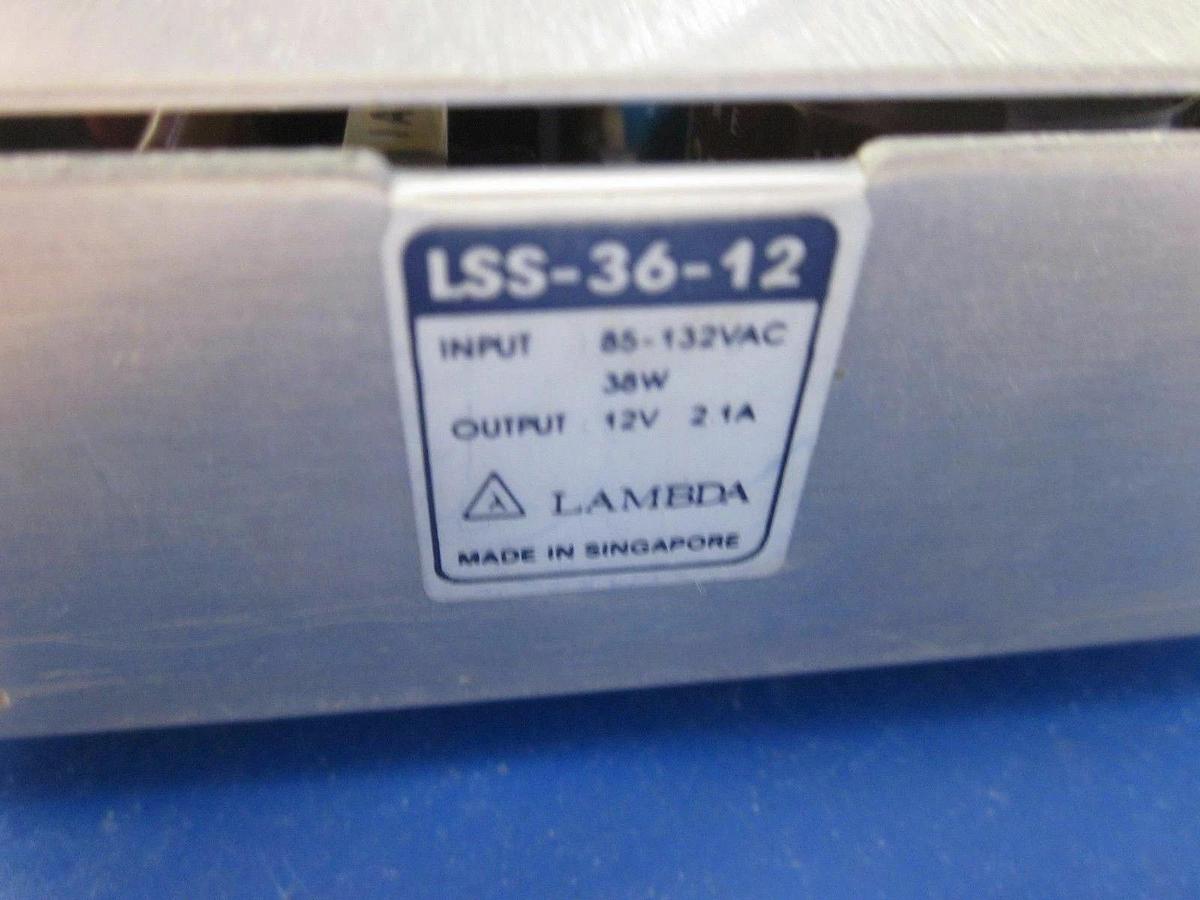 Used Lambda LSS-36-12 Power Supply, Input: 85-132VAC, 38W, Output: 12V, 2.1A