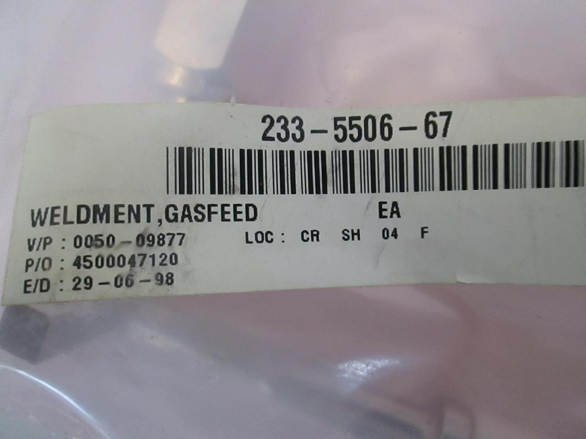 AMAT Gas Feed Weldment, ELECW/TRODE, 0050-09877, New