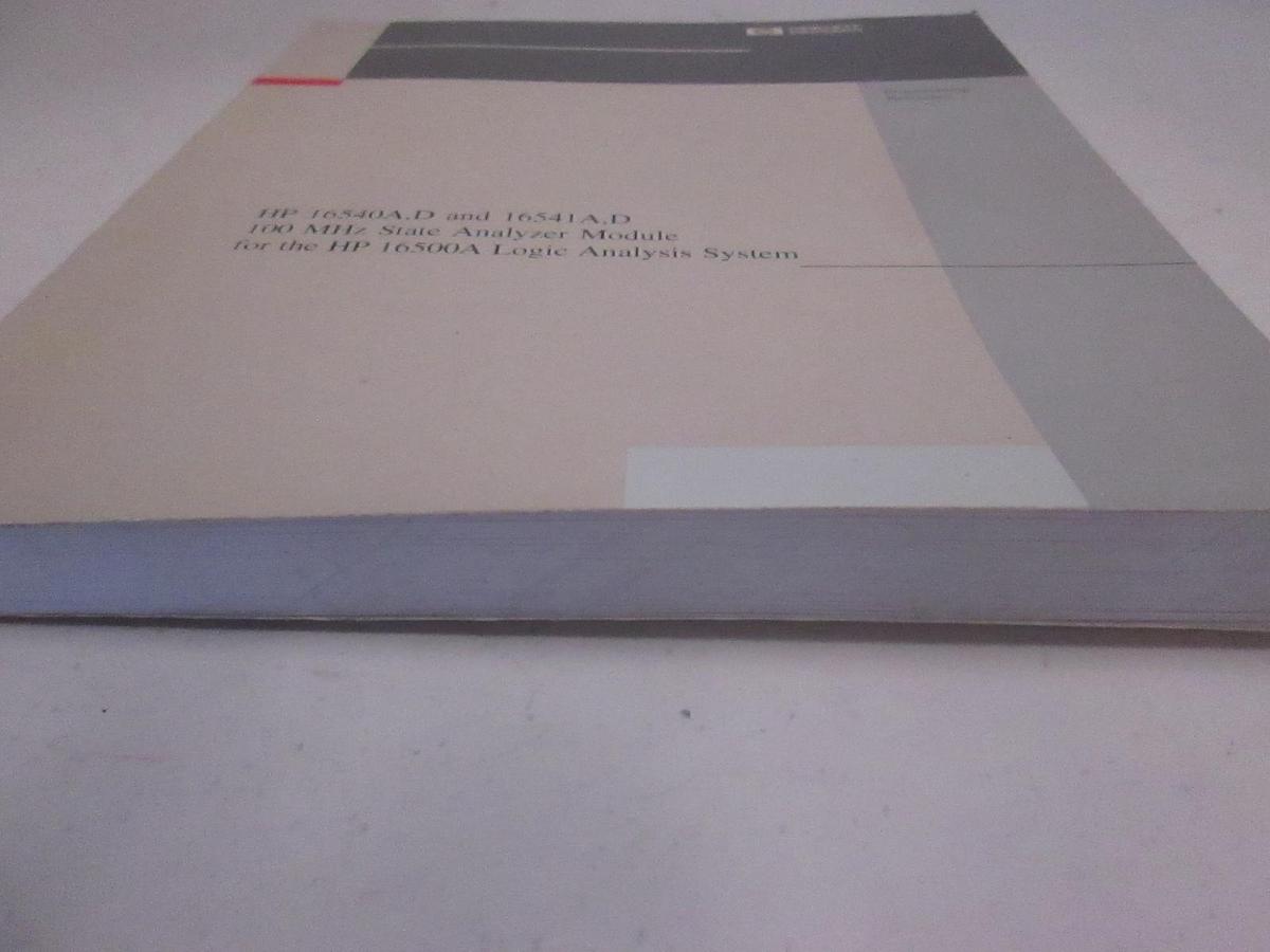 Used HP 16540A,D/16541A,D 100MHz State Analyzer Module for 16500 Logic Analysis, Used