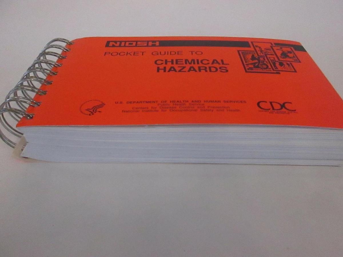 Used NIOSH, Pocket Guide To Chemical Hazards, 1994, Used